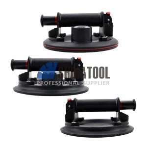 Vacuum Pump Suction Cup Sucker Heavy Duty Hand-held Black Air Rubber Suction Cup With Pressure Gauge to Lift Tile Marble Glass