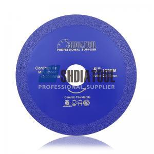 Vacuum brazed Continuous Rim Super Thin 5inch Diamond Saw Blade Cutting Disc for Granite Marble Cutter Blade