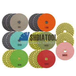 4 Inch/100mm Wet Diamond Polishing Pads Resin Bond Sanding Discs Abrasive tools For Concrete