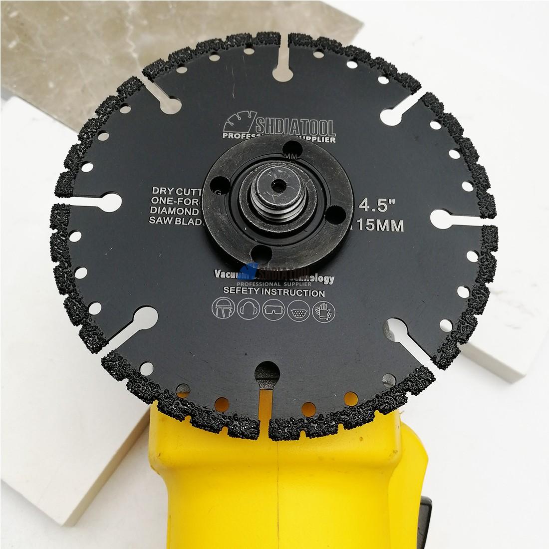 3''/4.5''/ 5''/ 7''/9'' All Purpose Vacuum Brazed Diamond Cutting Disc Demolition Saw Blade for Cutting Metal Steel Pipe Plate