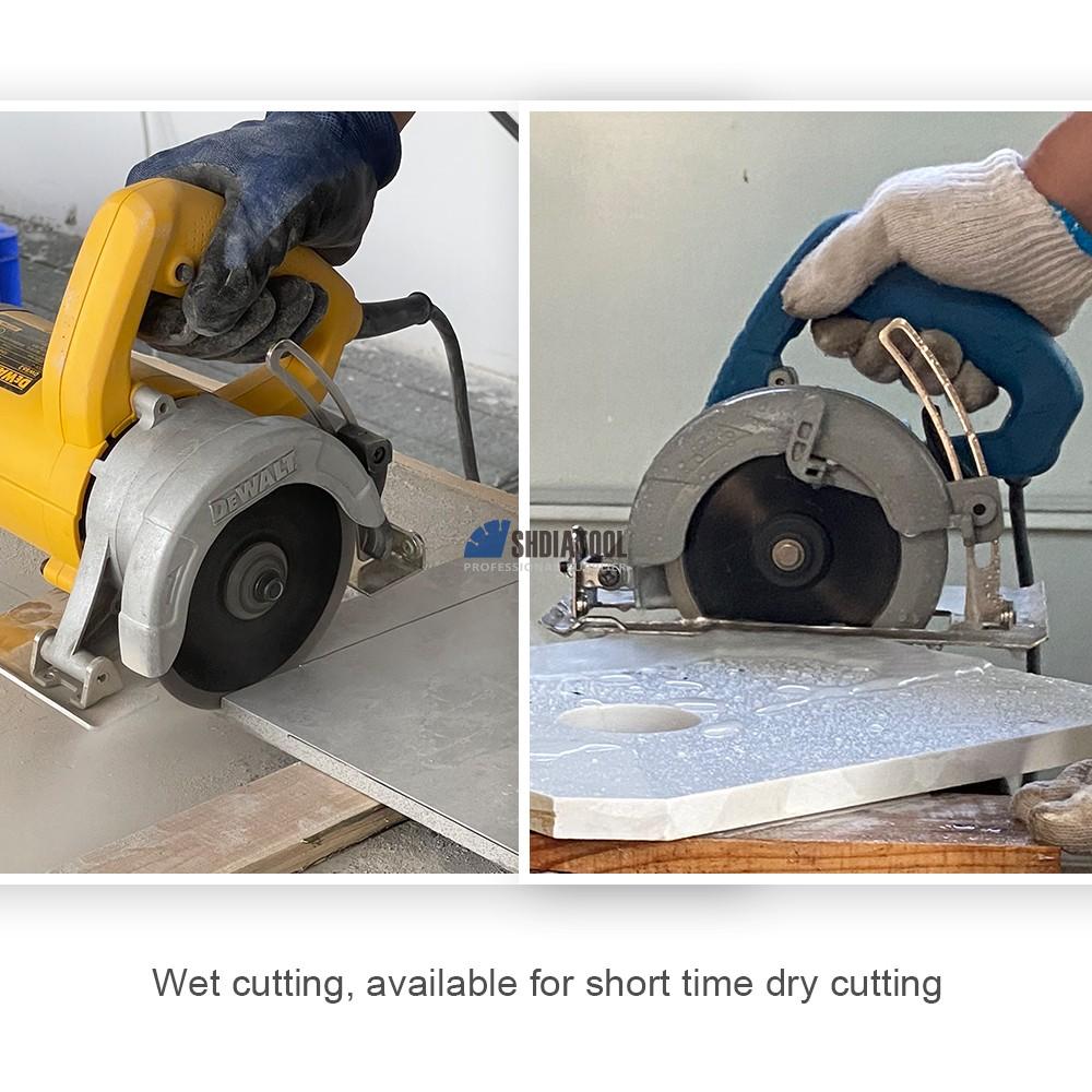 4inch/4.5inch Diamond Continous Rim Wet Use Segmented Coated Saw Blade Cutting Disc Disk Cutting Blade for Angle Grinder