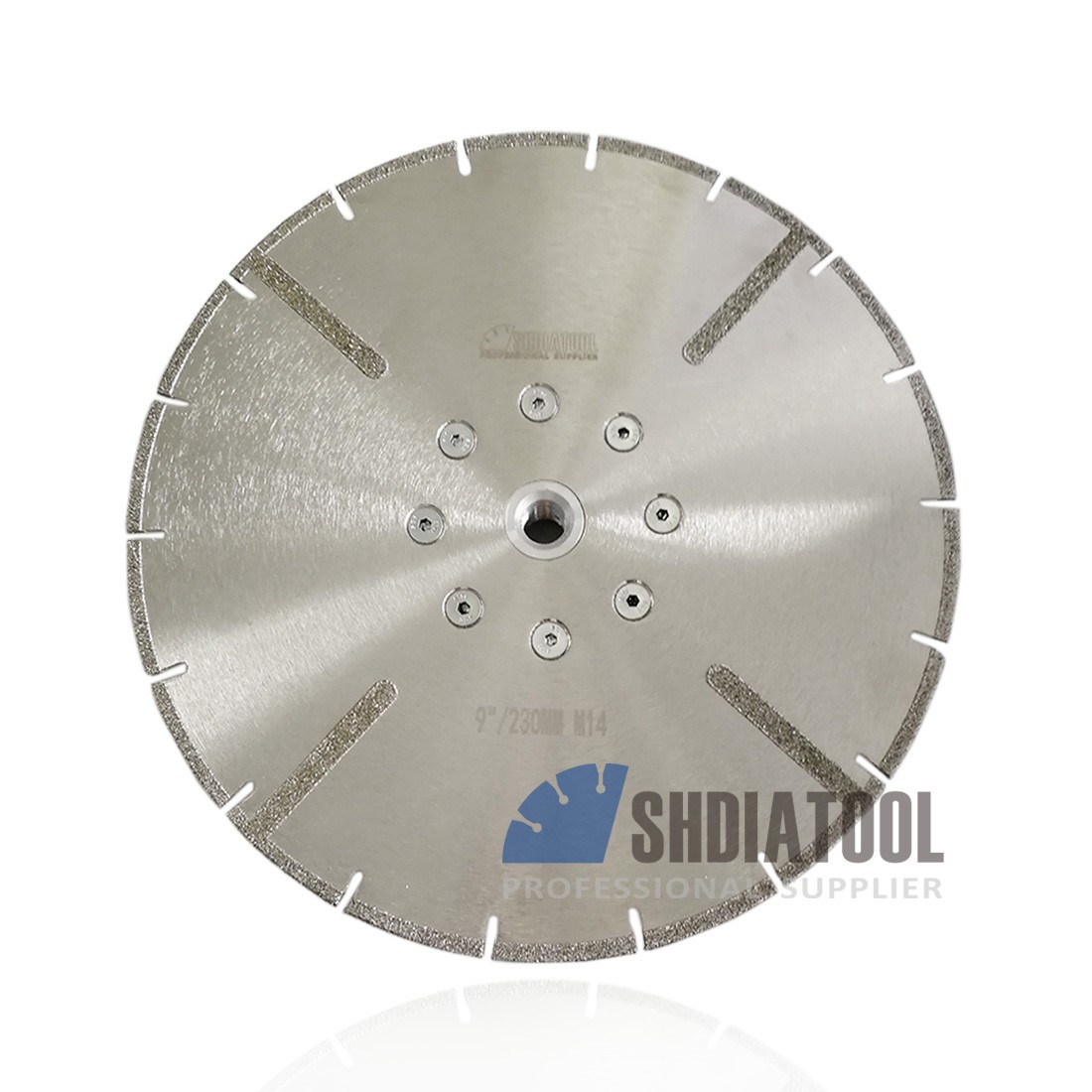 Electroplated Diamond Cutting and Grinding Blade Four Protection Teeth