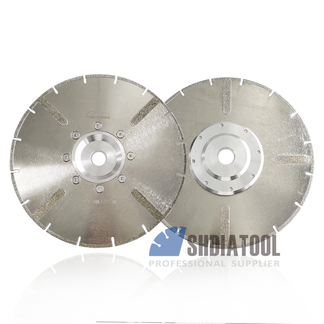 Electroplated Diamond Cutting and Grinding Blade Four Protection Teeth